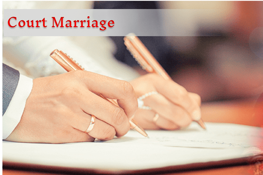 difference between court marriage and register marriage