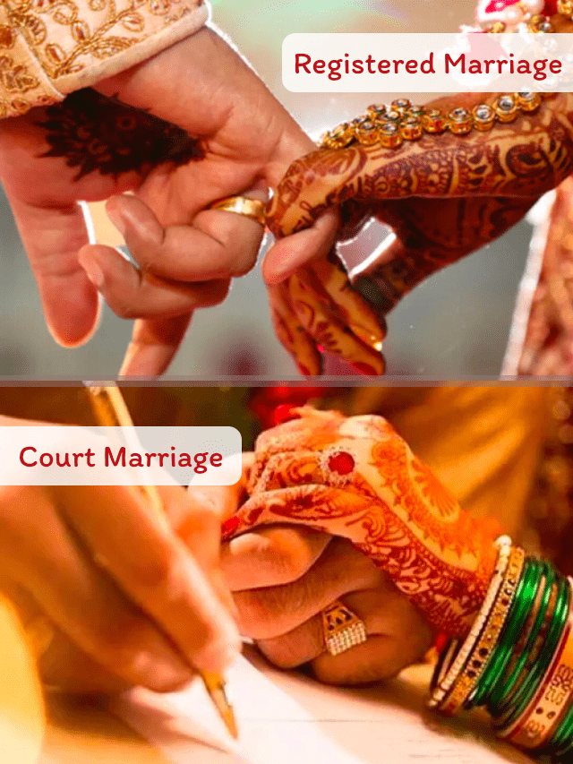 Difference Between Court Marriage and Registered Marriage